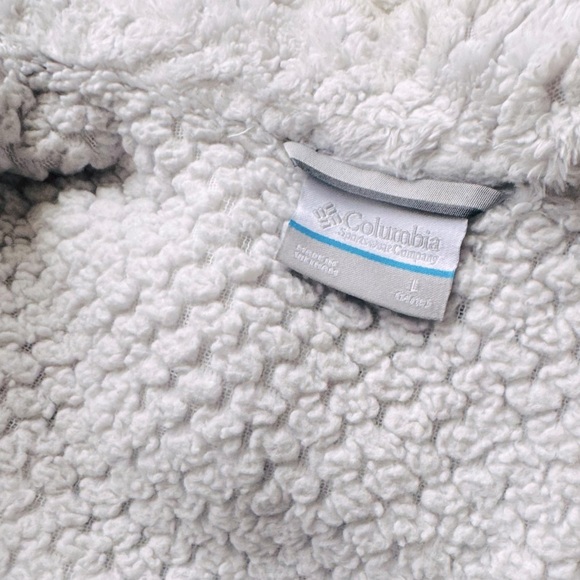 Columbia Fireside Sherpa Fleece Girls Zip Jacket - Picture 3 of 7